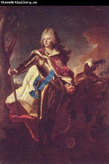 Hyacinthe Rigaud Portrait of Friedrich August II of Saxony
